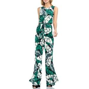 Vince Camuto Jungle Palm Jumpsuit